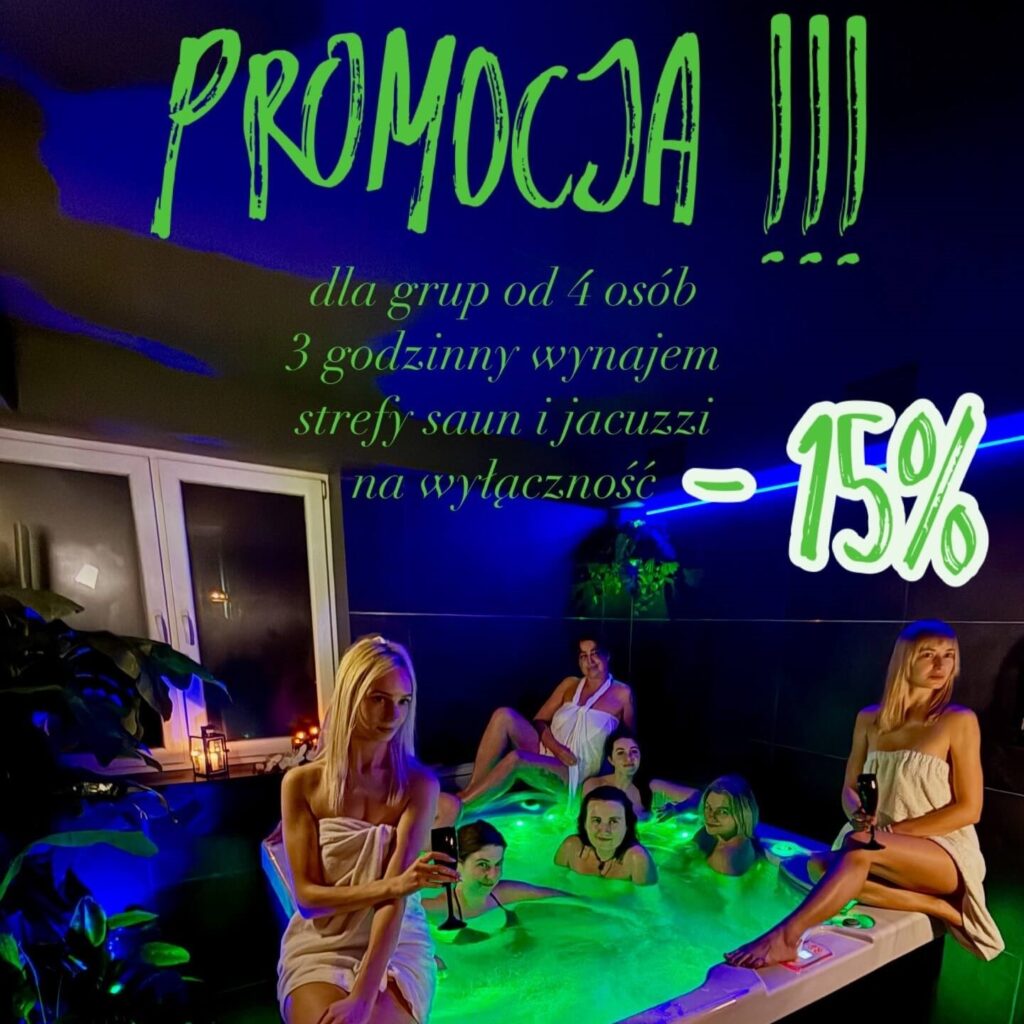 Wieczór kobiecy w prywatnej saunie i jacuzzi – relaks i celebracja w VIVA la VIDA Konstancin